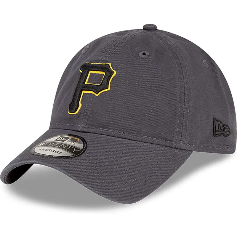 szara-regulowana-czapka-z-zakrzywionym-daszkiem-9twenty-core-classic-pittsburgh-pirates-mlb-new-era