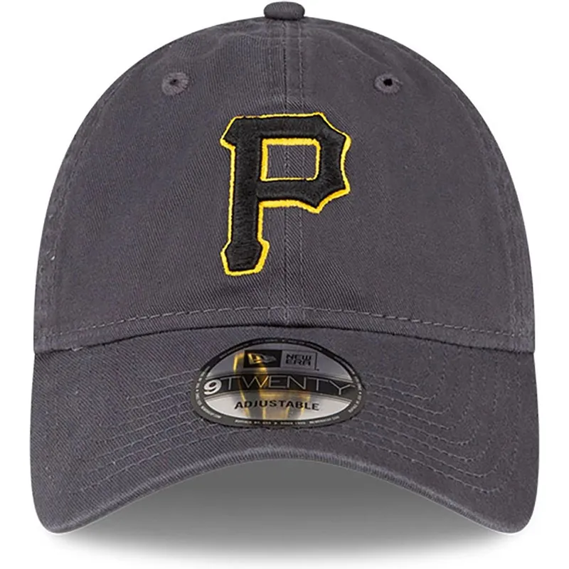 cap-islenkta-gray-adjustable-strap-9twenty-core-classic-pittsburgh-pirates-mlb-new-era