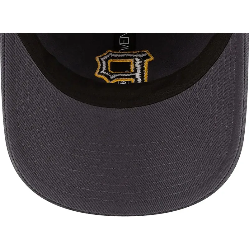 cap-islenkta-gray-adjustable-strap-9twenty-core-classic-pittsburgh-pirates-mlb-new-era