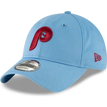 Kepurė išlenkta mėlyna reguliuojama juostelė claro 9TWENTY Core Classic Philadelphia Phillies MLB New Era
