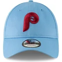 kepure-islenkta-melyna-reguliuojama-juostele-claro-9twenty-core-classic-philadelphia-phillies-mlb-new-era