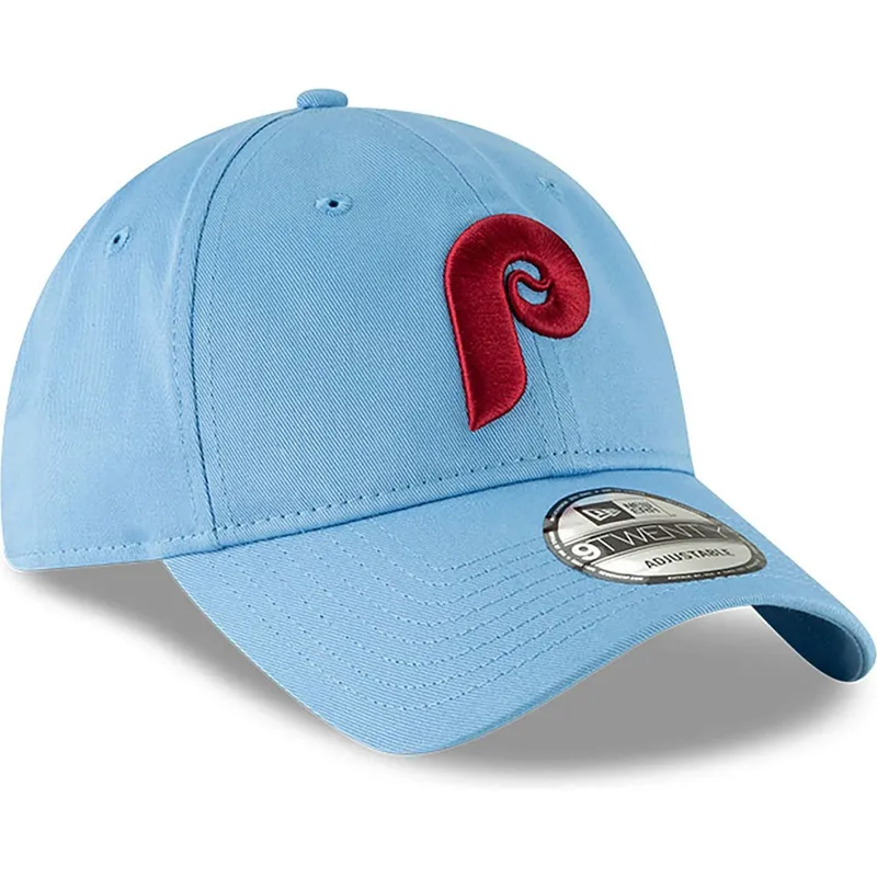 kepure-islenkta-melyna-reguliuojama-juostele-claro-9twenty-core-classic-philadelphia-phillies-mlb-new-era