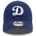 niebieska-zakrzywiona-czapka-z-daszkiem-9twenty-core-classic-los-angeles-dodgers-mlb-od-new-era-regulowana
