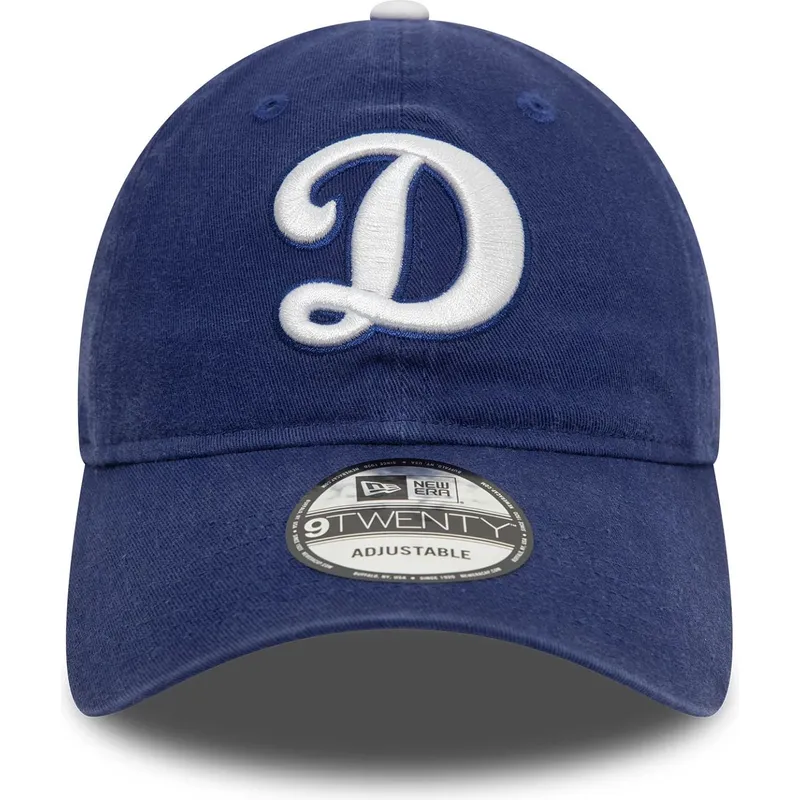 niebieska-regulowana-czapka-z-zakrzywionym-daszkiem-9twenty-core-classic-los-angeles-dodgers-mlb-new-era