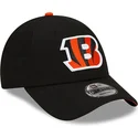 kepure-islenkta-juoda-reguliuojama-juostele-9forty-the-league-cincinnati-bengals-nfl-new-era