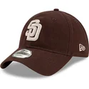 cap-islenkta-brown-adjustable-strap-9twenty-core-classic-san-diego-padres-mlb-new-era