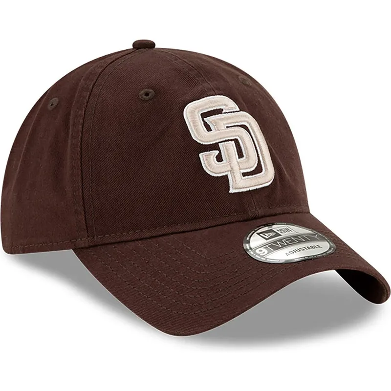 cap-islenkta-brown-adjustable-strap-9twenty-core-classic-san-diego-padres-mlb-new-era