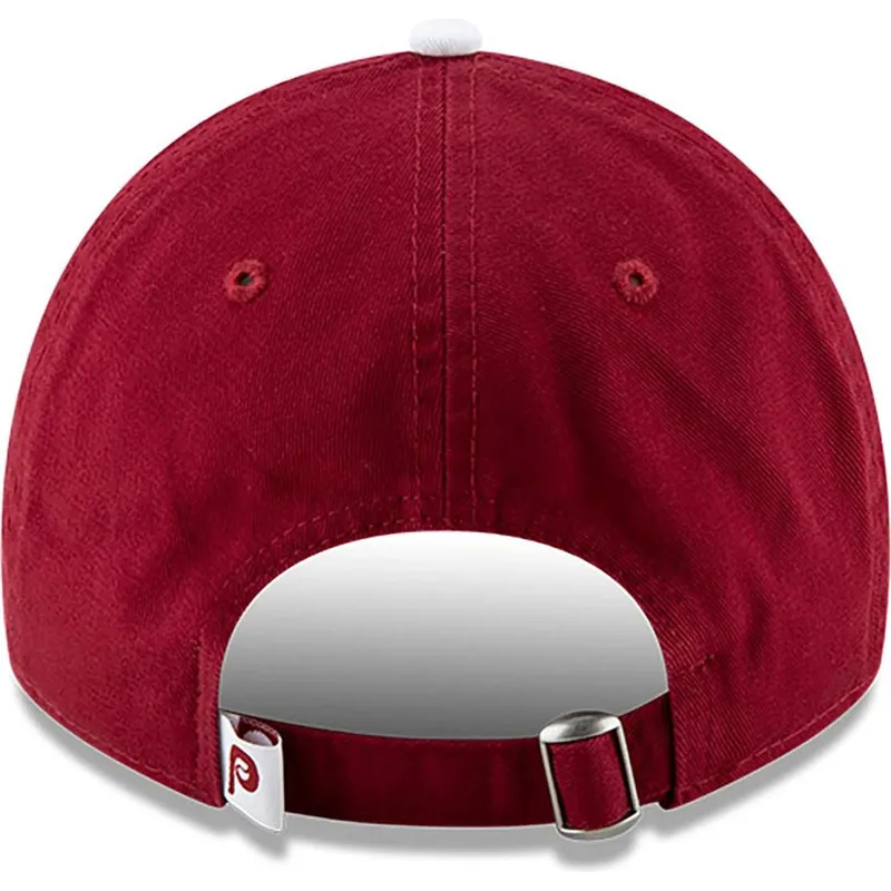 kepure-islenkta-raudona-reguliuojama-juostele-9twenty-core-classic-philadelphia-phillies-mlb-new-era