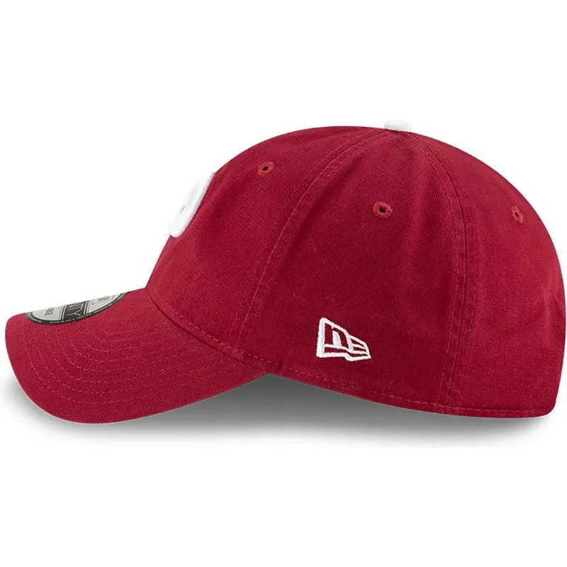 kepure-islenkta-raudona-reguliuojama-juostele-9twenty-core-classic-philadelphia-phillies-mlb-new-era