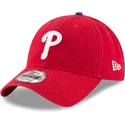 kepure-islenkta-raudona-reguliuojama-juostele-9twenty-core-classic-philadelphia-phillies-mlb-new-era