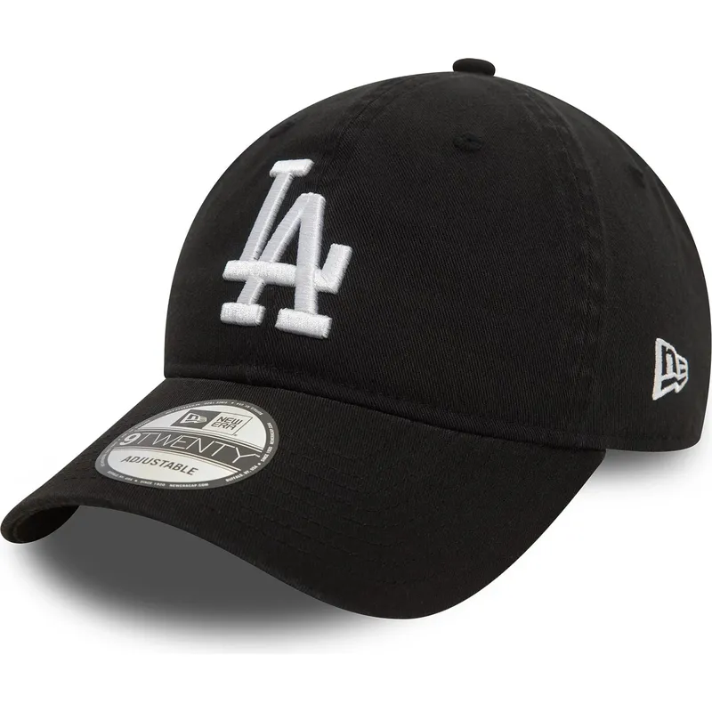 cap-islenkta-black-adjustable-strap-9twenty-washed-los-angeles-dodgers-mlb-new-era