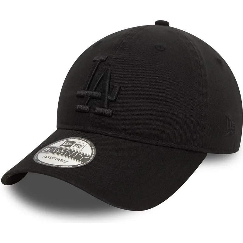 cap-islenkta-black-adjustable-strap-9twenty-washed-los-angeles-dodgers-mlb-new-era