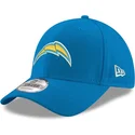 new-era-curved-brim-9forty-the-league-los-angeles-chargers-mlb-blue-adjustable-cap