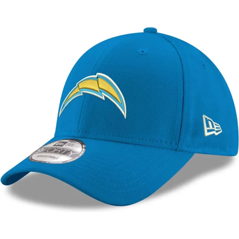 kepure-islenkta-melyna-reguliuojamas-9forty-the-league-los-angeles-chargers-mlb-new-era