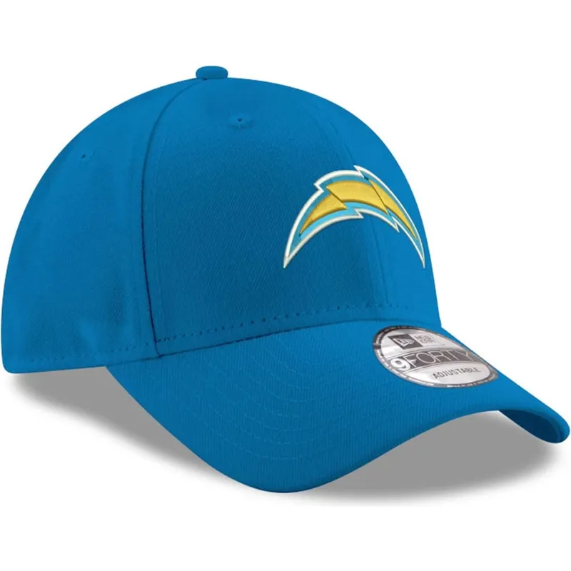kepure-islenkta-melyna-reguliuojamas-9forty-the-league-los-angeles-chargers-mlb-new-era
