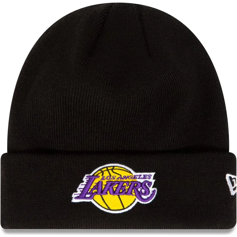 kepure-juoda-essential-cuff-los-angeles-lakers-nba-new-era