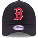 kepure-islenkta-tamsiai-melyna-reguliuojamas-vaikams-9forty-the-league-boston-red-sox-mlb-new-era