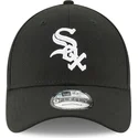 new-era-curved-brim-youth-9forty-the-league-chicago-white-sox-mlb-black-adjustable-cap