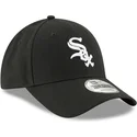 new-era-curved-brim-youth-9forty-the-league-chicago-white-sox-mlb-black-adjustable-cap