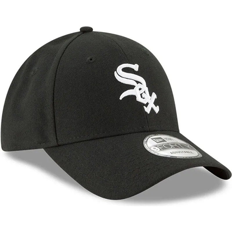 kepure-islenkta-juoda-reguliuojamas-vaikams-9forty-the-league-chicago-white-sox-mlb-new-era