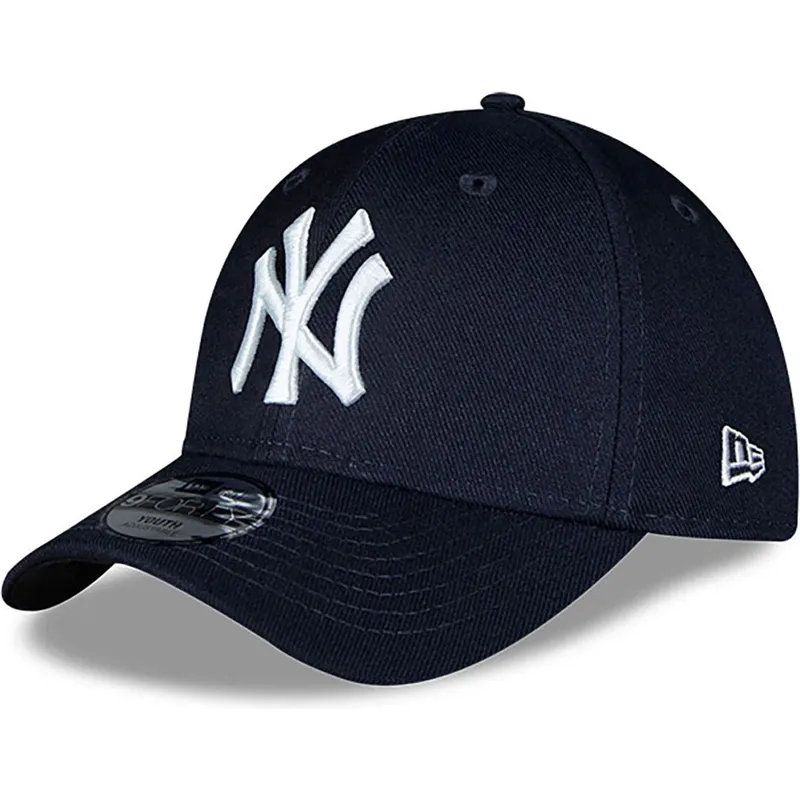 kepure-islenkta-tamsiai-melyna-reguliuojamas-vaikams-9forty-the-league-new-york-yankees-mlb-new-era