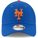 kepure-islenkta-melyna-reguliuojamas-vaikams-9forty-the-league-new-york-mets-mlb-new-era