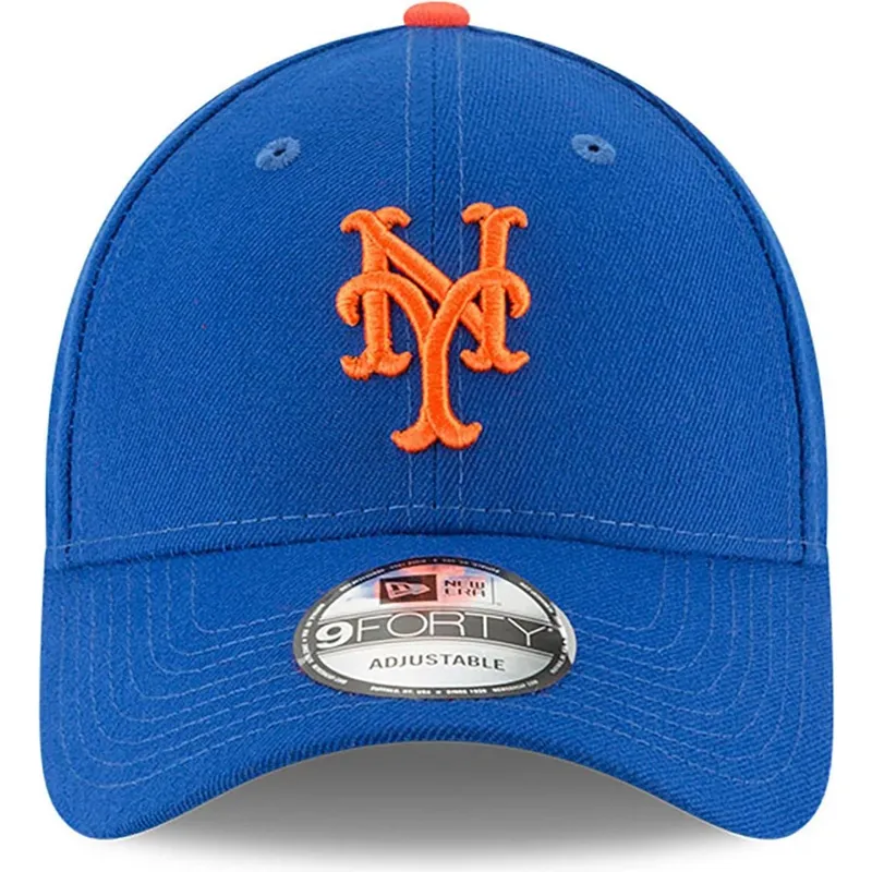 kepure-islenkta-melyna-reguliuojamas-vaikams-9forty-the-league-new-york-mets-mlb-new-era