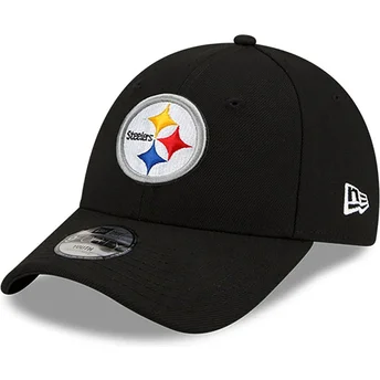 Kepurė išlenkta juoda reguliuojama juostelė vaikams 9FORTY The League Pittsburgh Steelers NFL New Era