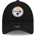czarna-zakrzywiona-czapka-regulowana-dla-dziecka-9forty-the-league-pittsburgh-steelers-nfl-new-era