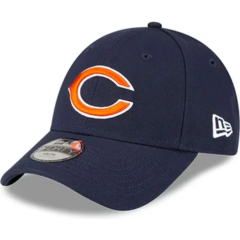 Cap išlenkta navy blue adjustable strap vaikams 9FORTY The League Chicago Bears NFL New Era