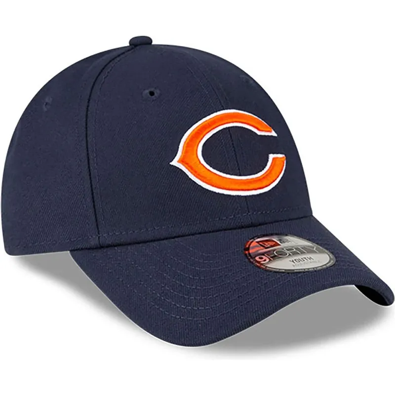 cap-islenkta-navy-blue-adjustable-strap-vaikams-9forty-the-league-chicago-bears-nfl-new-era