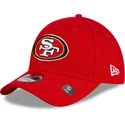 kepure-islenkta-raudona-reguliuojamas-9forty-the-league-team-colour-san-francisco-49ers-nfl-new-era