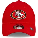 kepure-islenkta-raudona-reguliuojamas-9forty-the-league-team-colour-san-francisco-49ers-nfl-new-era