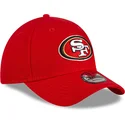 kepure-islenkta-raudona-reguliuojamas-9forty-the-league-team-colour-san-francisco-49ers-nfl-new-era