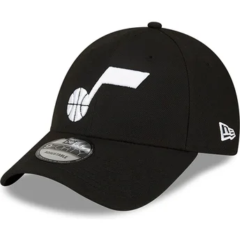 Cap išlenkta black adjustable strap 9FORTY The League Utah Jazz NBA New Era