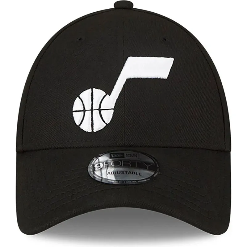cap-islenkta-black-adjustable-strap-9forty-the-league-utah-jazz-nba-new-era