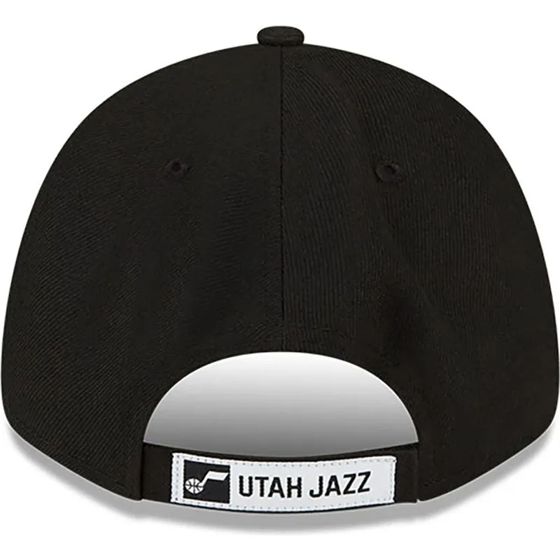 cap-islenkta-black-adjustable-strap-9forty-the-league-utah-jazz-nba-new-era