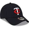 kepure-islenkta-tamsiai-melyna-reguliuojamas-9forty-the-league-minnesota-twins-mlb-new-era
