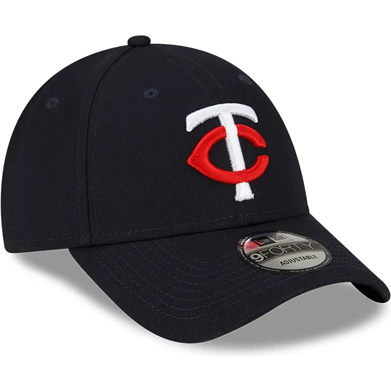 kepure-islenkta-tamsiai-melyna-reguliuojamas-9forty-the-league-minnesota-twins-mlb-new-era