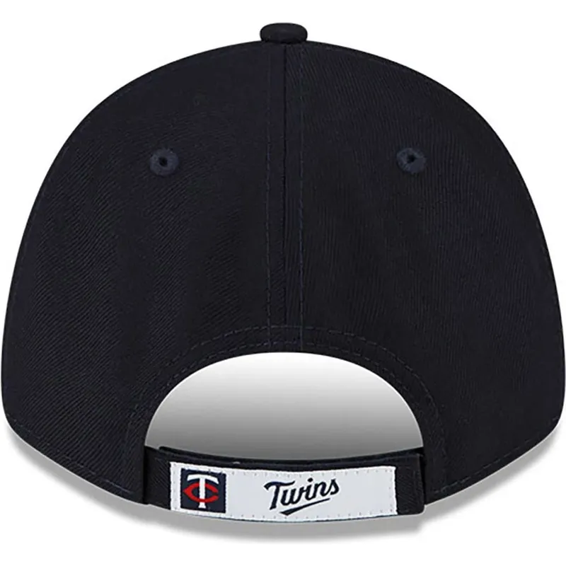kepure-islenkta-tamsiai-melyna-reguliuojamas-9forty-the-league-minnesota-twins-mlb-new-era