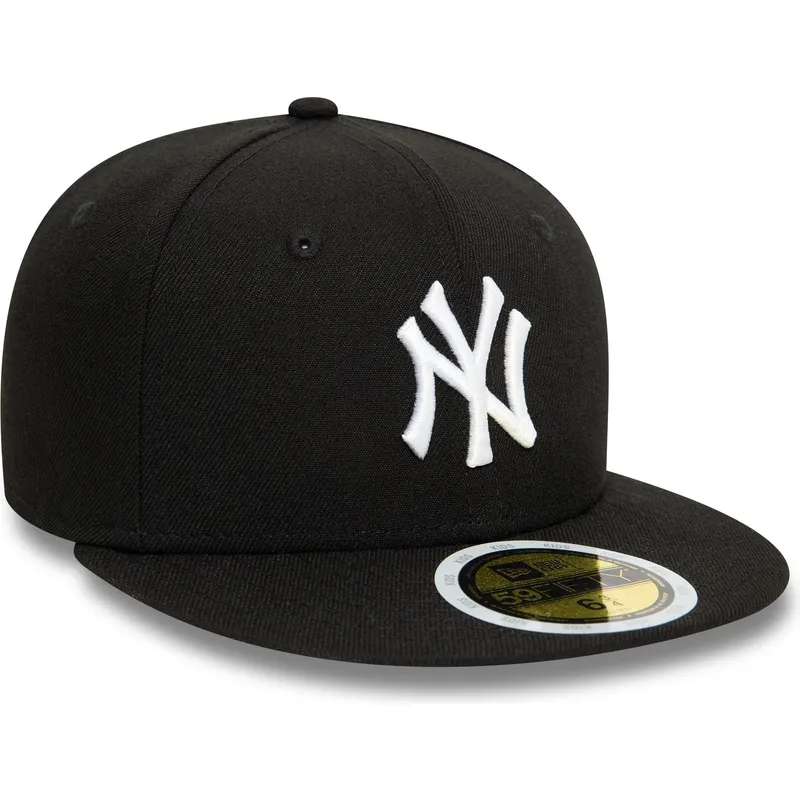 kepure-plokscia-juoda-priglundanti-vaikams-59fifty-new-york-yankees-mlb-new-era