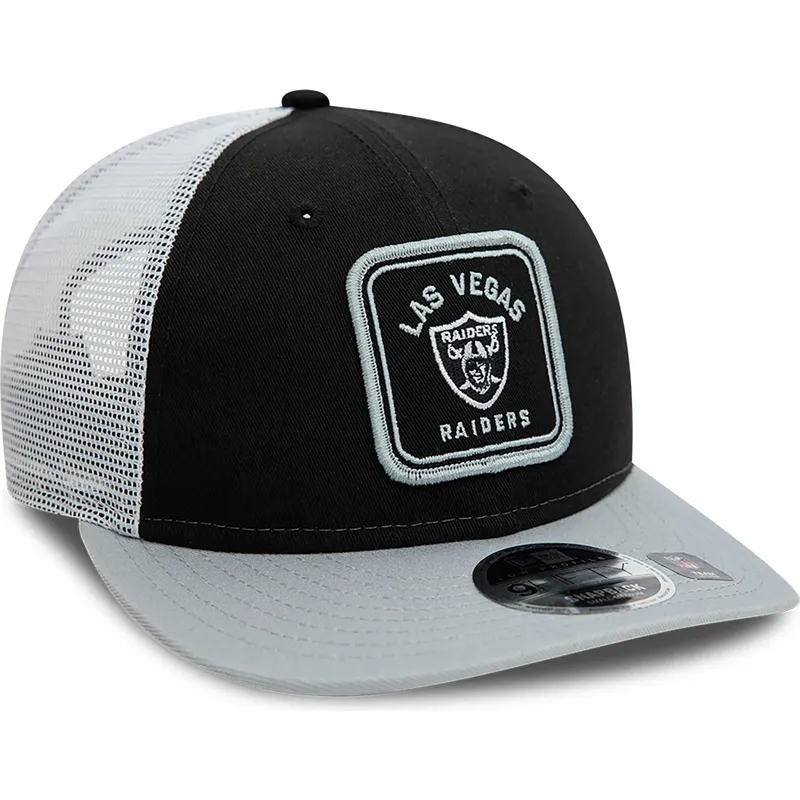 czarna-i-szara-czapka-trucker-9fifty-low-profile-patch-las-vegas-raiders-nfl-od-new-era
