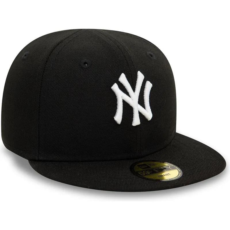 kepure-plokscia-juoda-priglundantis-vaikams-59fifty-my-first-new-york-yankees-mlb-new-era