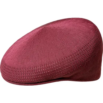 Kangol Tropic 504 Ventair Burgundy Maroon Flat Cap