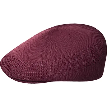 Kangol Tropic 507 Ventair Red Velvet Maroon Flat Cap