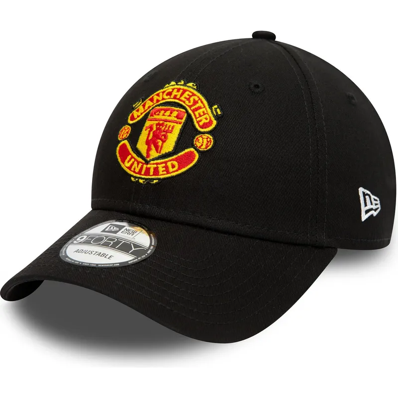 cap-islenkta-black-adjustable-strap-9forty-essential-manchester-united-football-club-premier-league-new-era cap-islenkta-black-adjustable-strap-9forty-essential-manchester-united-football-club-premier-league-new-era