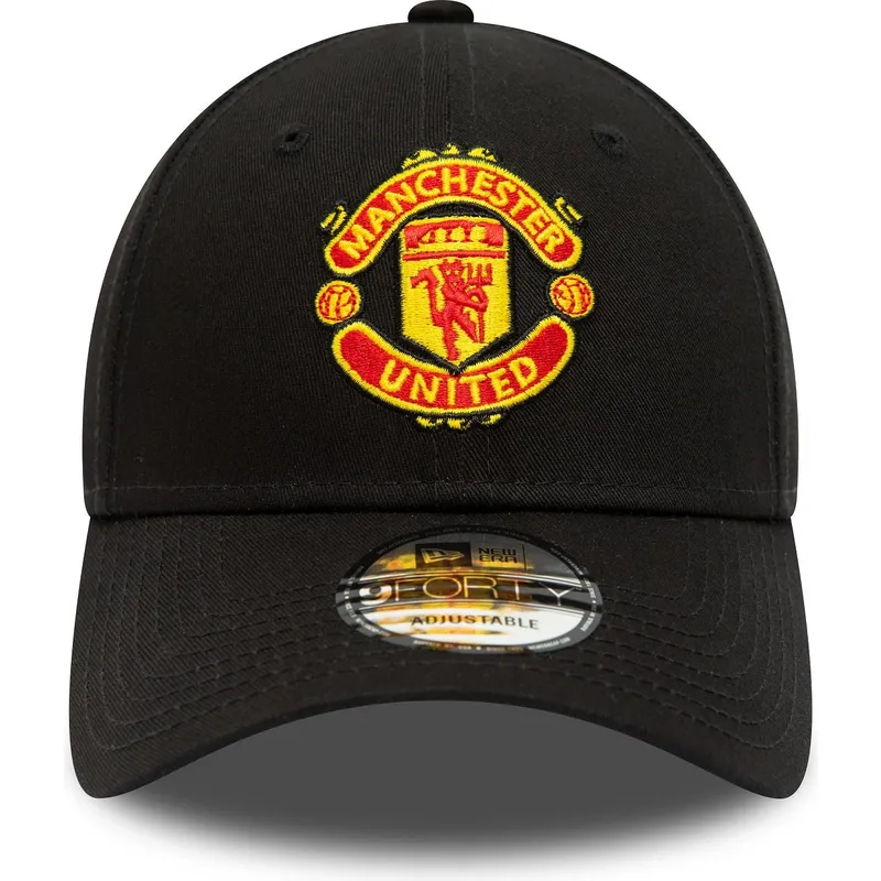 cap-islenkta-black-adjustable-strap-9forty-essential-manchester-united-football-club-premier-league-new-era cap-islenkta-black-adjustable-strap-9forty-essential-manchester-united-football-club-premier-league-new-era