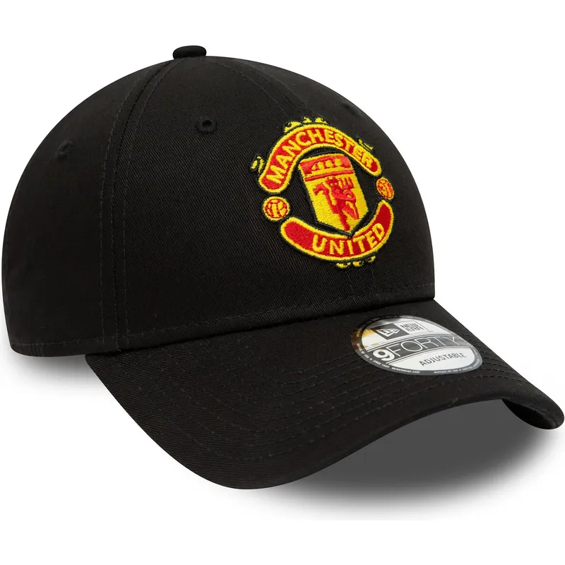 cap-islenkta-black-adjustable-strap-9forty-essential-manchester-united-football-club-premier-league-new-era cap-islenkta-black-adjustable-strap-9forty-essential-manchester-united-football-club-premier-league-new-era