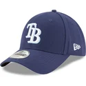 kepure-islenkta-tamsiai-melyna-reguliuojamas-9forty-the-league-tampa-bay-rays-mlb-new-era
