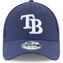 kepure-islenkta-tamsiai-melyna-reguliuojamas-9forty-the-league-tampa-bay-rays-mlb-new-era